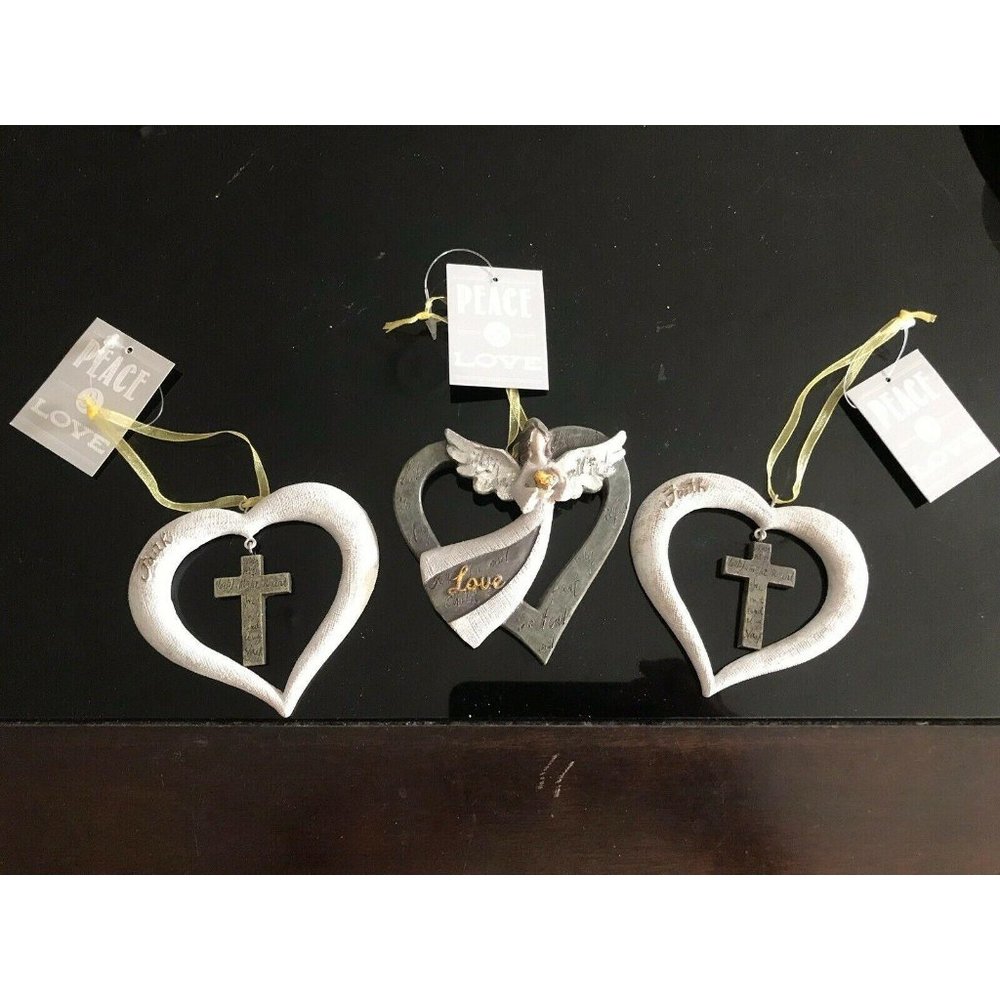 St. Nicholas square faith and love angel ornaments